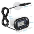 thumbnail image 4 of 2 Pack LCD Digital Aquarium Thermometer Fish Tank Water Terrarium Temperature with Suction Cup for Turtle, 4 of 4