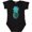 AB-Black, variant on Blue and Green Pineapple Boys or Girls Baby Bodysuit