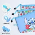 thumbnail image 2 of Set de bolsas de viaje Disney Stitch, paquete de 3 licencias oficiales, 2 of 7