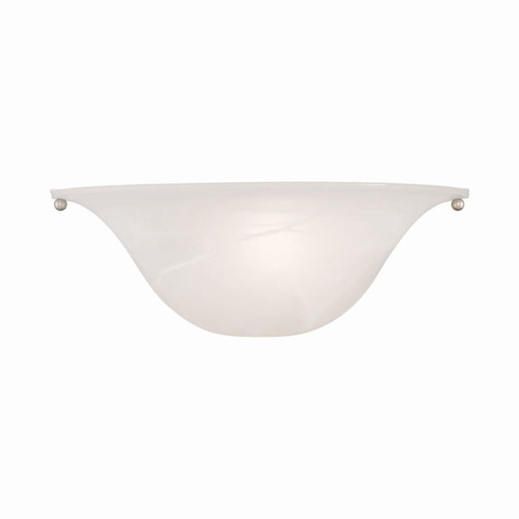 Livex Lighting Wynnewood 1-Light Contemporary Metal Wall Sconce in Satin Nickel