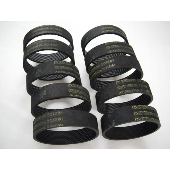 Kirby Vacuum Cleaner Belts 301291-3 (10 pack) fits all Generation series models G3, G4, G5, G6, G7, Ultimate G, and Diam