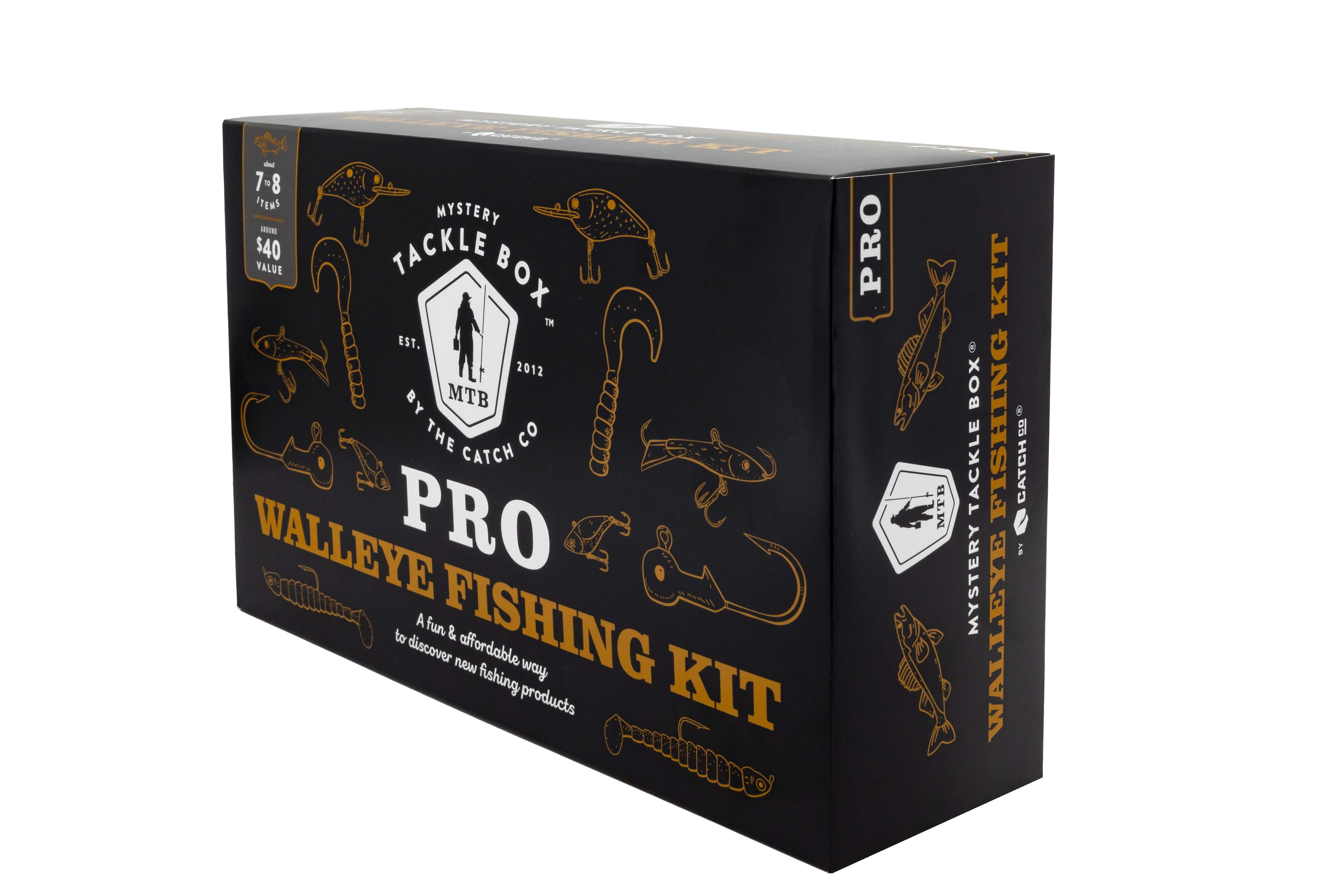 Mystery Tackle Box Pro Walleye Fishing Lure Kit