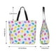 thumbnail image 5 of Fotbe Bear And Polka Dot Bolsa Tote Estética de Lona con Estampado para Mujer - Bolsa Reutilizable de Hombro Casual para Vacaciones, Compras, Trabajo y Gimnasio, 5 of 8