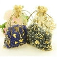 thumbnail image 5 of 100Pcs 9x12cm Sheer Drawstring Heart Organza Jewelry Gift Bags (Gold), 5 of 7