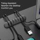 thumbnail image 3 of Clip de cable Clip de de cables r de cables Negro para escritorio de oficina en casa Soporte de cable de carga USB de 5 mm Clip Negro 7 ranuras Soledad Soporte para gestión de cables, 3 of 8