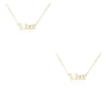thumbnail image 2 of Collar de amistad Minnieouse con colgante de constelaciones del zodiaco, 2 of 6