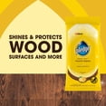 thumbnail image 3 of Pledge Expert Care Wood Wipes, Shines and Protects, Removes Fingerprints, Lemon Scent, 24 Count (Pack of 6), 3 of 9