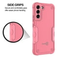 thumbnail image 3 of CoverON For Samsung Galaxy S22 Phone Case, Military Grade Heavy Duty Rugged Cover Grip, Pink, 3 of 9