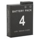 thumbnail image 5 of Replacement for Osmo Action 3 4 Camera 3 Slots Quick Charger 2PCS 1800mAh Battery Type C Charging Cable, 5 of 5