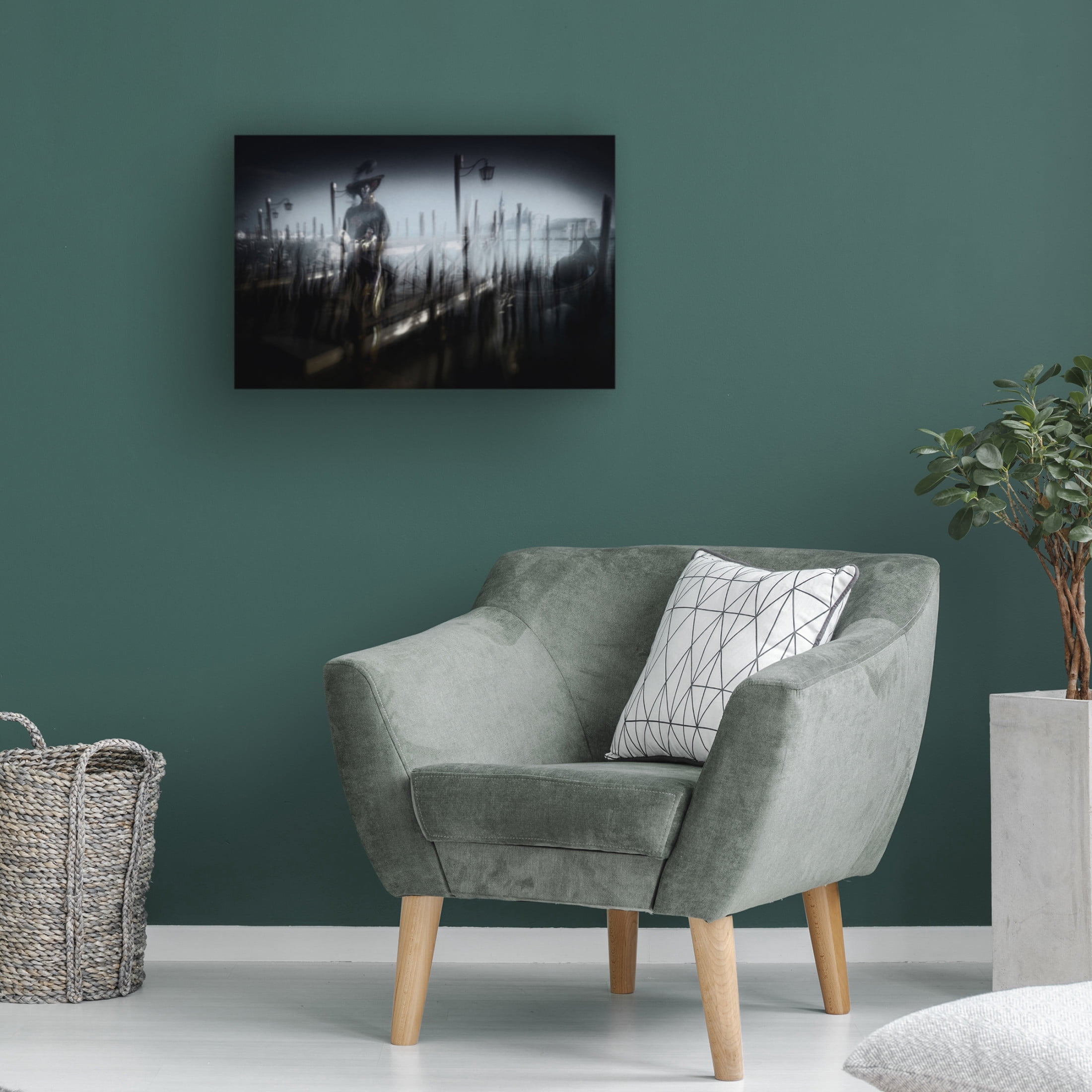 Canvas Wall Art - Milan Malovrh 'Simbols Of Venice' Wall Art for Living Room, Bedroom, or Office D?cor by Trademark Fine Art - 47 x 30 Inches