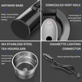 thumbnail image 3 of Car Kettle, 12v/24v Car Electric Kettle Heated Water Cup For Car/truck/travel, Portable Car Electric Kettle With Lcd Display Made Of 304 Stainless Ste, 3 of 5