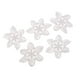 thumbnail image 2 of 2x5 uds. Parches de flores bordados blancos, apliques DIY, ropa, vestido, bolsa, decoración 2 piezas, 2 of 7