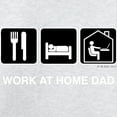thumbnail image 3 of CafePress - Eat, Sleep, Work From Home Dark Shirt Sweatshirt - Crew Neck Sweatshirt, 3 of 4