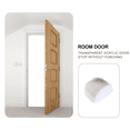 thumbnail image 3 of IDEANATEGRATE 4Ud Tope De Puerta Antichoque Transparente De Acrílico Para Protección Del Hogar, 3 of 6