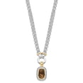 thumbnail image 2 of Sterling Silver 16in Gold 16in-Plated CZ Necklace, 2 of 5