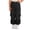 Black, variant on Kids Girls Drawstring Sweatpants Joggers Jazz Hip Hop Dance Pants Skateboarding Cargo Pants Black 120-S