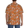 thumbnail image 3 of Sikiie Halloween Mummy Men's Wrinkle Free Untucked Cuban Shirt Business Casual Button Down Shirts Short Sleeve ShirtMedium, 3 of 5