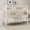 White, variant on Metal Bunk Bed Frame, Twin Over Twin Convertible Bunk Bed with Ladder & Full Guardrail, Heavy Duty Steel Bed Frame, No Box Spring Needed for Home Bedroom Use