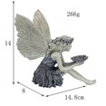thumbnail image 2 of estatuilla De Jardin Tournesol Assis, Fe 14 Cm Estatuilla Ange Estatuilla De Jardin Estatuilla Fe Dcoration De Jardin, 2 of 4