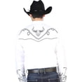 thumbnail image 2 of El Señor de los Cielos Embroidery Shirt White/Black 126712, 2 of 2