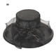 thumbnail image 1 of Flor Red Hilo Sombrero para el sol Playa Protector solar Sombrero para el sol Mujer Organza Sombrero de copa Wmkox8yii jkg5766, 1 of 2