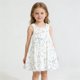 thumbnail image 2 of Vestido de Verano de Niñas sin Mangas Cuello Redondo Falda de Princesa con Impresión Floral con Diseño de Moda, Tela de Spandex de Poliéster Suave para Uso Diario Y de Fiesta Informal, 2 of 9