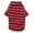 Red, variant on CICRKHB Dog Clothes Pet Winter Stripe Color Bottoming Dog Costumes Pet Dog Cat Clothes Vest Shirt Pet Supplies Black