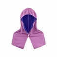 thumbnail image 6 of Wyobmus Women Cooling Hoodie Towels Instant Cooling Towels for Neck and Face, UPF 50+ Sun Protection Cover-Ups, Mesh Head Towel for Sports, Camping, Cycling & More Activities Purple*, 6 of 7