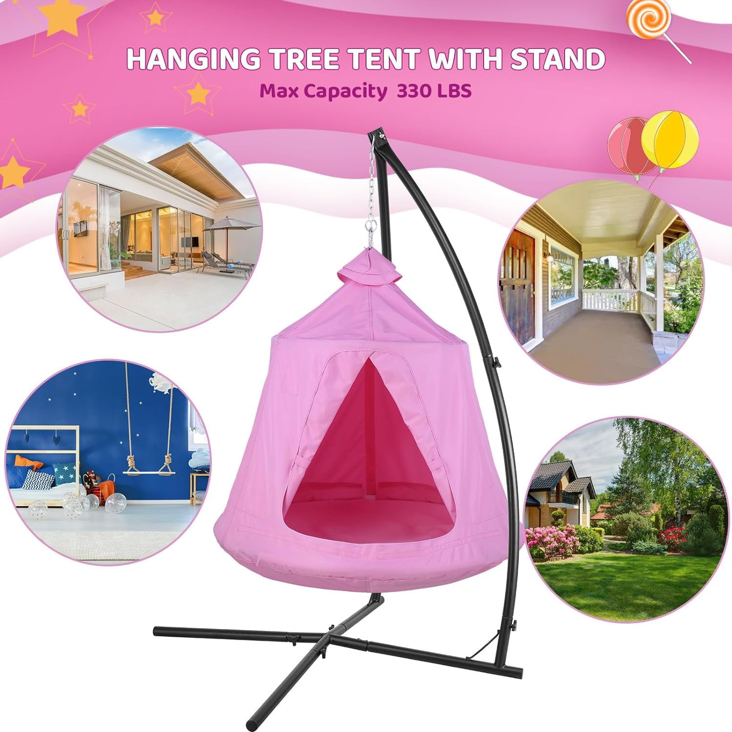 Outdoor Pendant Light Fixture, Farmhouse Exterior Anti-Rust
