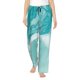 thumbnail image 1 of Fotbe Teal Turquoise 1 Pantalones de Pijama para Mujer, Pantalones de Dormir, Pantalones Pj con Cordón y Bolsillos-Small, 1 of 6