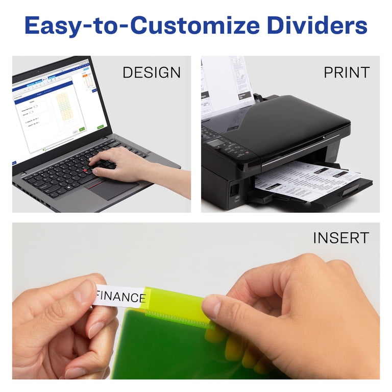 Avery Big Tab Plastic Dividers, Insertable, 8-Tab photo 4