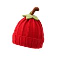 thumbnail image 2 of Pumpkin Baby Hat for Babies Knitted Cute Warm Halloween Beanies Winter Hat Costume Photo Props, 2 of 7