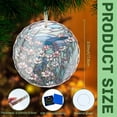 thumbnail image 3 of Stunning Pink Wildflowers Field in Spring, Wildflower Floral Lovers Crystal Glass Christmas Ornament, 3” Beveled-Edge Disc (0.23” Thick,) with Stained Glass Style Printed Design Holiday Gift, 3 of 3