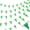 Green, variant on 400 ft Solid Pennant Banner Flags 240 Pcs String Hanging DIY Triangle Bunting Bulk Garland for Grand Opening Carnival Birthday Party Decoration Outdoor(Multicolor)