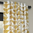 thumbnail image 5 of Triad Gold Printed Cotton Twill Curtain (1 Panel), Triad Gold, 50W X 96L, 5 of 6