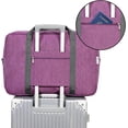 thumbnail image 6 of For United Airlines Foldable Carry on Bag 22x14x9 Travel Duffel Bag Packable luggage Duffle for Women and Men 40L (Dark Purple), 6 of 14