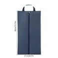 thumbnail image 3 of Shoe Bag Organizer for Men & Women | Oxford Cloth | Washable & Reusable Travel Shoe Storage | Zipper Closure | Black Navy Gray Options | Fits Up to 15.75x8.27in | 1 Pc | Sturdy Portable Pack, 3 of 6
