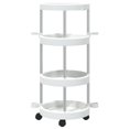 thumbnail image 3 of Carrito de limpieza VidaXL Professional de aluminio plateado/blanco, 3 of 7