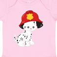 thumbnail image 4 of Inktastic Fireman Dog, Cute Dog, Puppy, Doggo, Dalmatian Boys or Girls Baby Bodysuit, 4 of 5