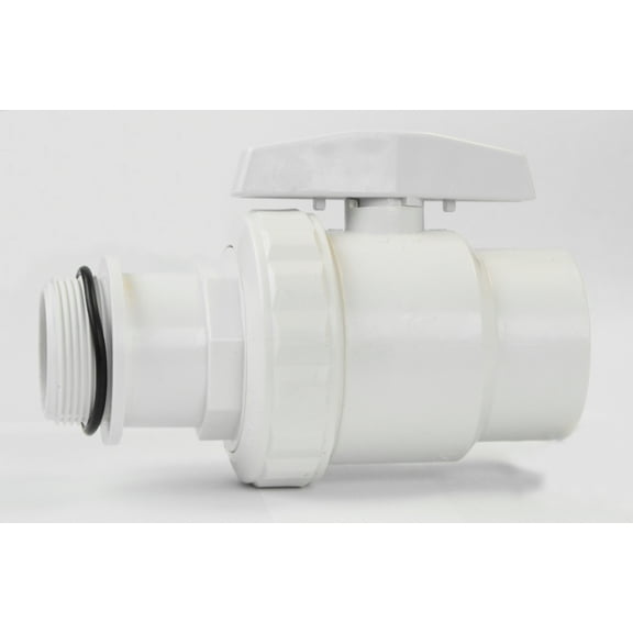 Inground Swimming Pool 2-Way Union Ball Valve 1-1/2" male x 1-1/2" Female