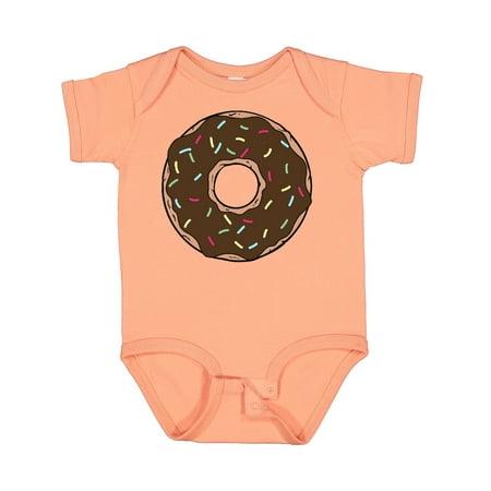 

Inktastic Chocolate Donut Doughnut Glaze Icing Sprinkles Gift Baby Boy or Baby Girl Bodysuit