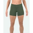 thumbnail image 3 of Women Premium 3" / 5" Inseam No-Ride Compression Active Workout Booty Shorts Running Yoga Volleyball Crossfit, 3 of 7
