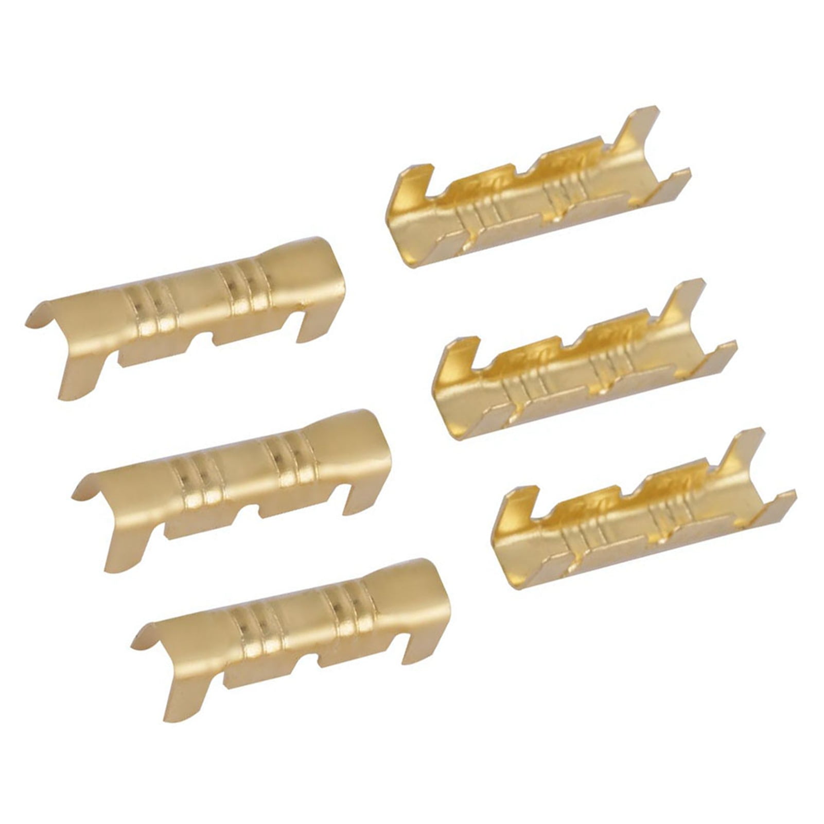 Brass Connectors for Wiring, 100Pcs 0.51.5mm Square Terminals Docking