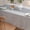 Gray, variant on VEGCOO Linen Tablecloth 55x70 Inch, Gray Wide Hem Waterproof & Oil-Proof Washable Rectangle Table Cloth, Farmhouse Rustic Design, Stain-Resistant Non-Slip Wrinkle-Free for Dining Kitchen Outdoor