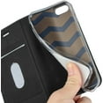 thumbnail image 6 of Genuine Leather Case Slim Folio Cover with Credit Card Slots,Kickstand Feature Stand Holder,Magnetic Closure [TPU Shockproof Interior Protective Case] for Apple iPhone 7/8,iPhone SE 2020,Brown, 6 of 7