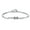 0.5 carat + 0.5 carat, variant on This 925 sterling silver Forest Series bracelet is a luxurious, stylish, and luxurious bracelet that complements any outfit, perfect for everyday wear.
