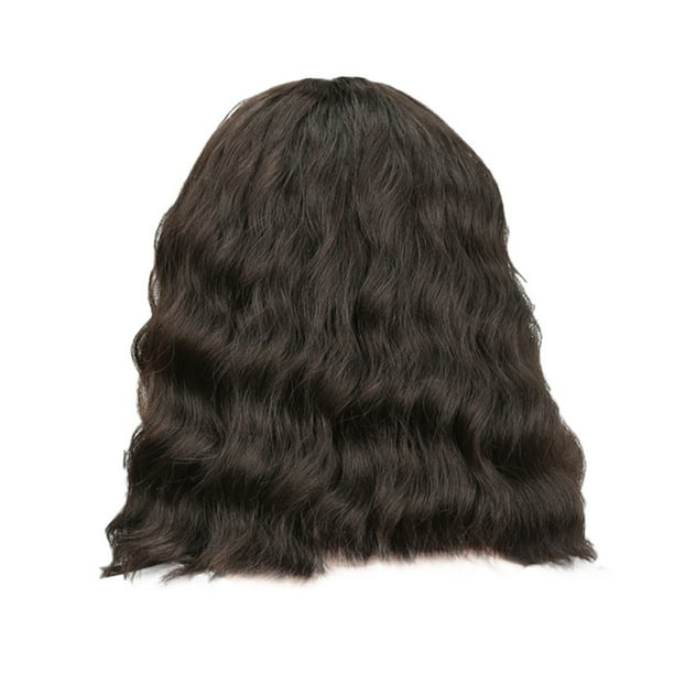 Peluca corta y rizada para mujer, peluca completa, pelucas naturales tipo bob