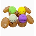 thumbnail image 3 of 12pcs Dumpling Squishies, Sound Effects Dumplings Stress Balls for Adults, Soft Squeezable Food Squishies Stress Toys, Decompression Fidget Toys for Desk Decor & Gift, 3 of 7