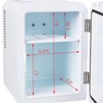 thumbnail image 3 of Koolatron Mirrored LED Cooler/Fridge, 4L (4.2 Quarts) for Cosmetics, Beverages, Food, or Medicines, 3 of 9