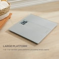 thumbnail image 6 of Taylor 11.8" x 11.8" Glass Digital Bath Scale with Anti-Slip Silicone Silver, 6 of 11